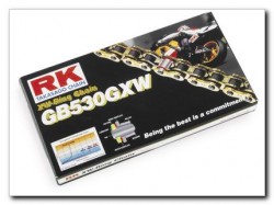 RK комплект цепи 530 GXW золотая (108)