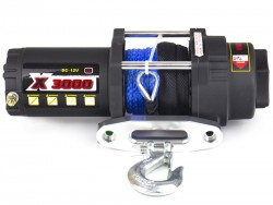 Master Winch X3000S лебедка для квадроцикла с синтетическим тросом 